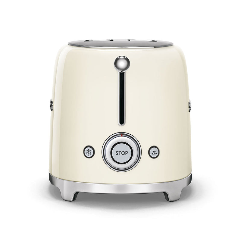 SMEG TSF01CREU 2 Slice Toaster 50's Style Aesthetic, Cream محمصة خبز ذات شريحتين