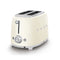 SMEG TSF01CREU 2 Slice Toaster 50's Style Aesthetic, Cream محمصة خبز ذات شريحتين