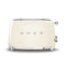 SMEG TSF01CREU 2 Slice Toaster 50's Style Aesthetic, Cream محمصة خبز ذات شريحتين