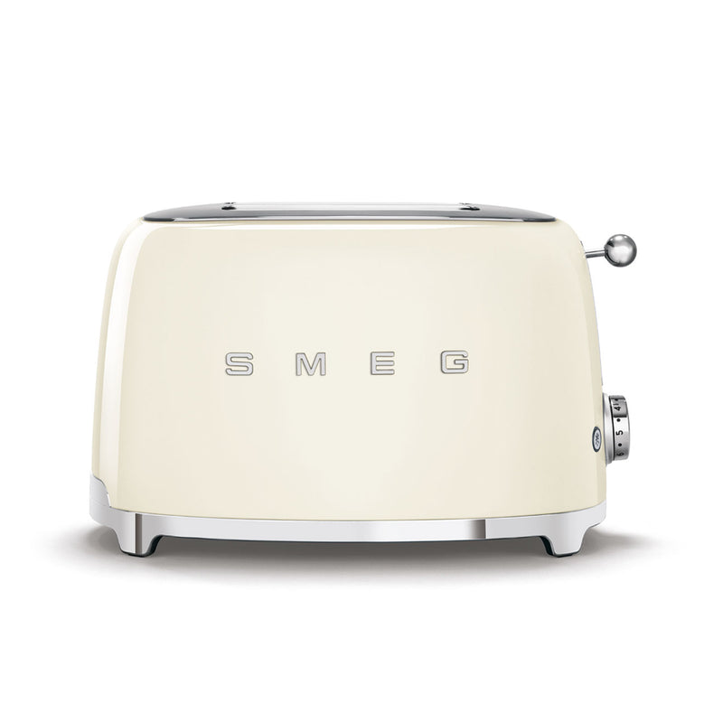 SMEG TSF01CREU 2 Slice Toaster 50's Style Aesthetic, Cream محمصة خبز ذات شريحتين