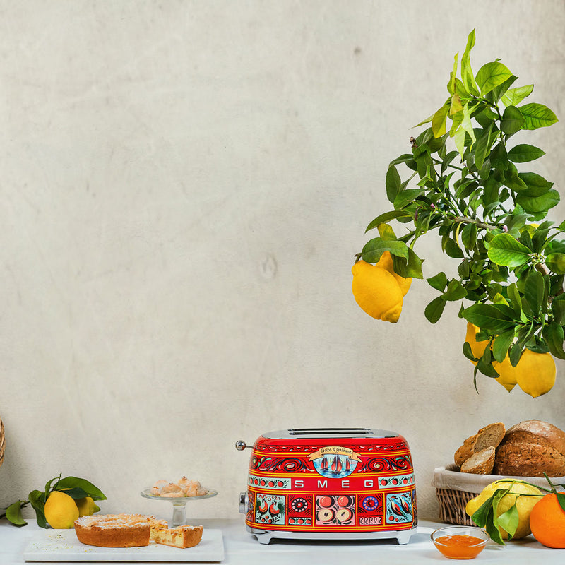 SMEG TSF01DGEU 2 Slice Toaster Sicily is my love, Decorated محمصة خبز ذات شريحتين