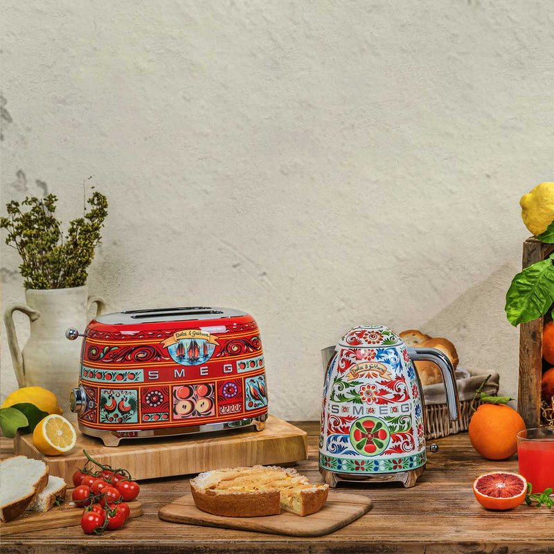 SMEG TSF01DGEU 2 Slice Toaster Sicily is my love, Decorated محمصة خبز ذات شريحتين