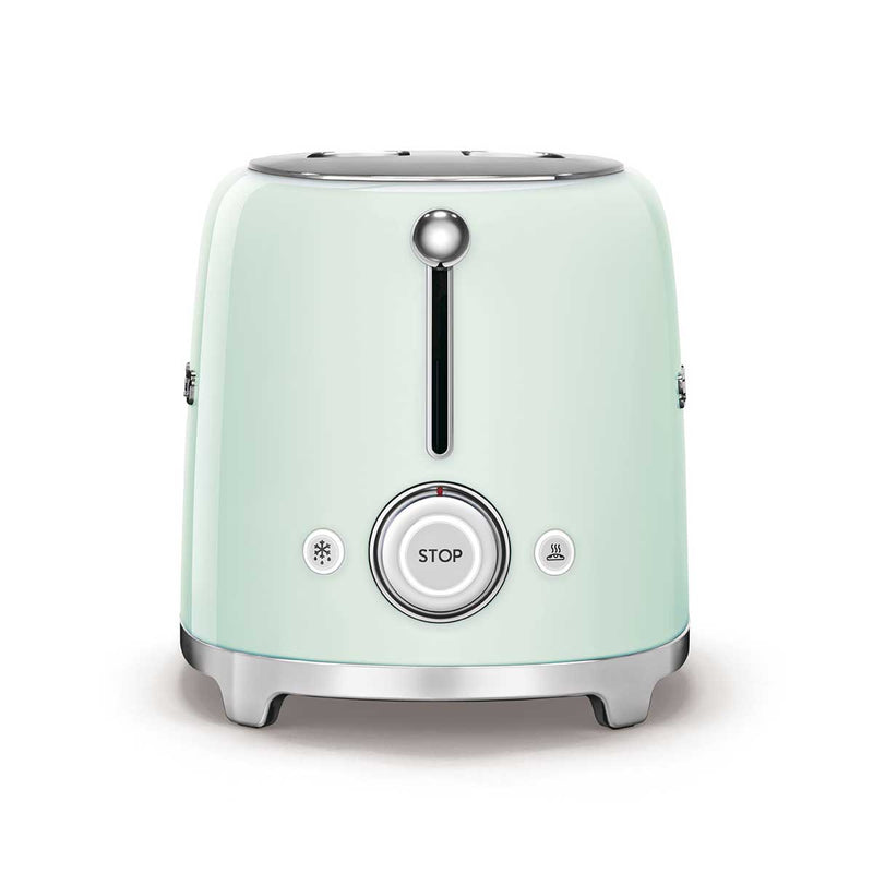 SMEG TSF01PGEU 2 Slice Toaster 50's Style Aesthetic, Pastel green توستر