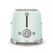 SMEG TSF01PGEU 2 Slice Toaster 50's Style Aesthetic, Pastel green توستر