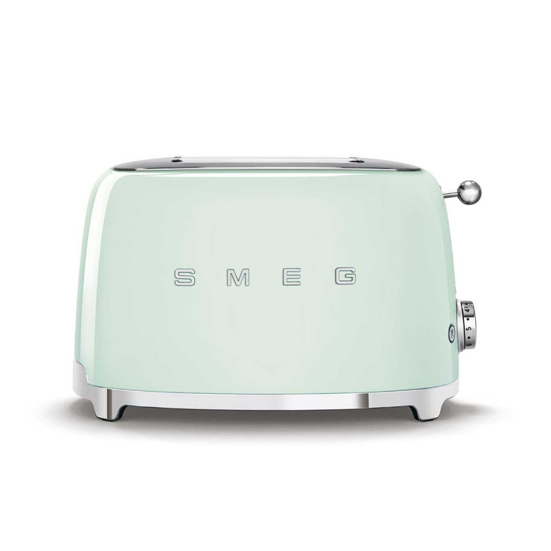 SMEG TSF01PGEU 2 Slice Toaster 50's Style Aesthetic, Pastel green توستر