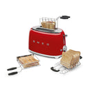SMEG TSF01RDEU 2 Slice Toaster 50's Style Aesthetic, Red توستر