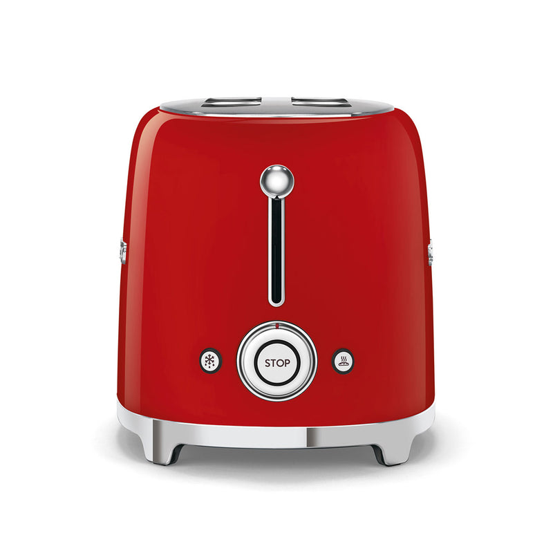 SMEG TSF01RDEU 2 Slice Toaster 50's Style Aesthetic, Red توستر