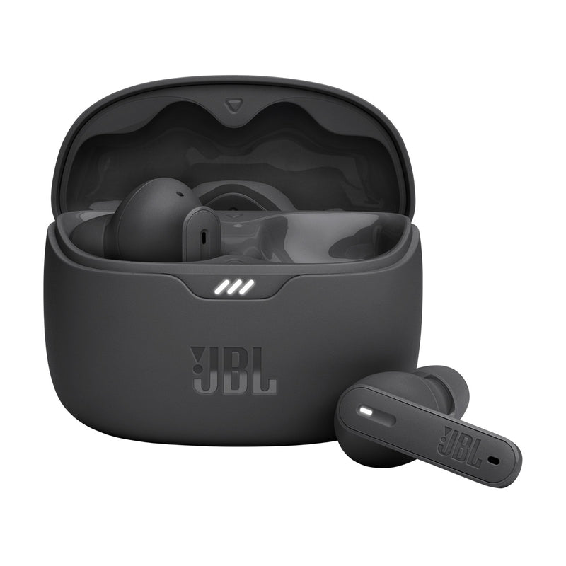 JBL JBLTBEAMGBLK 6115 Tune Beam True Wireless Noise Cancelling Earbuds, Black سماعات لا سلكية مع خاصية الغاء الضوضاء