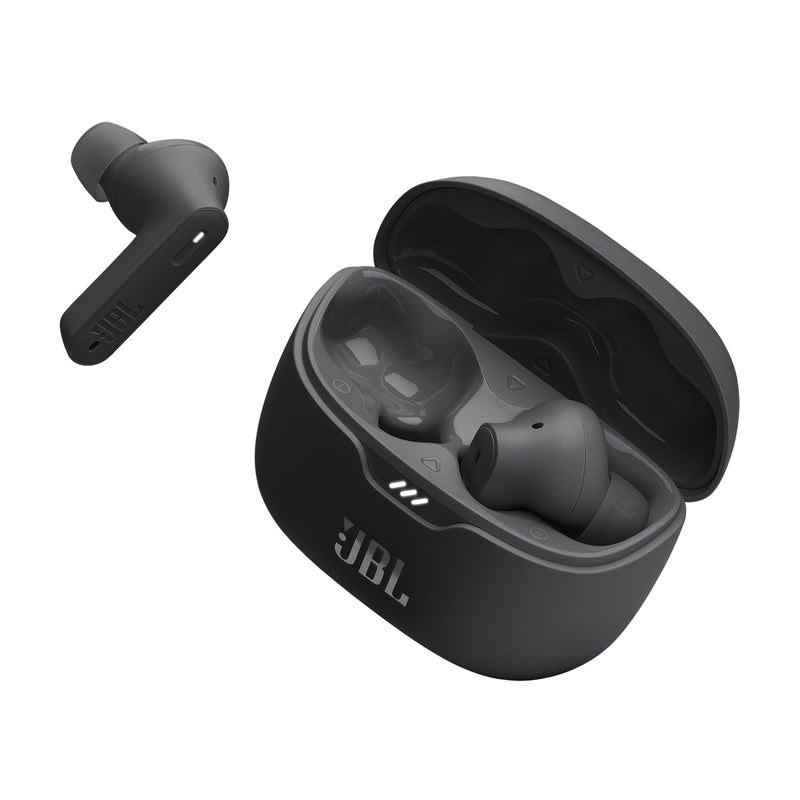JBL JBLTBEAMGBLK 6115 Tune Beam True Wireless Noise Cancelling Earbuds, Black سماعات لا سلكية مع خاصية الغاء الضوضاء