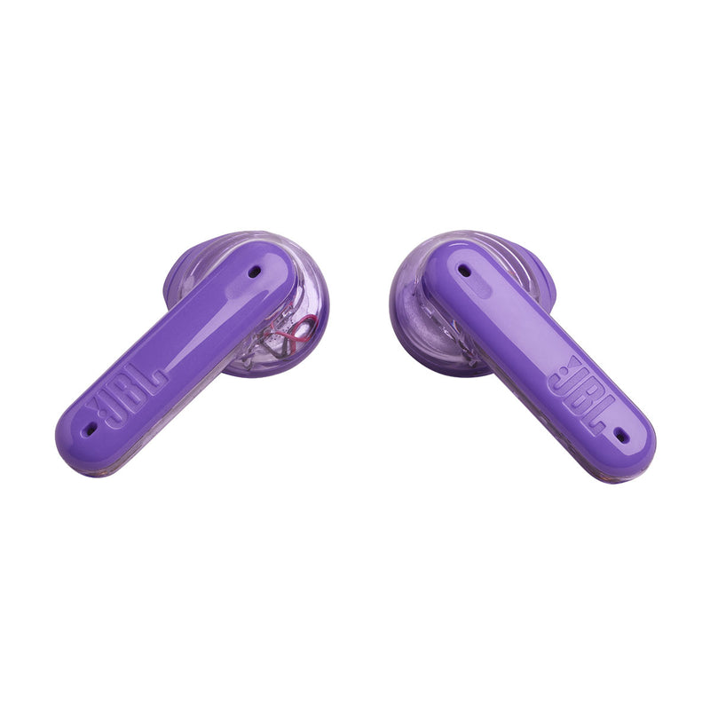 JBL JBLTFLEXGPUR 6120 Tune Flex Ghost Edition, Purple سماعات لا سلكية مع خاصية الغاء الضوضاء