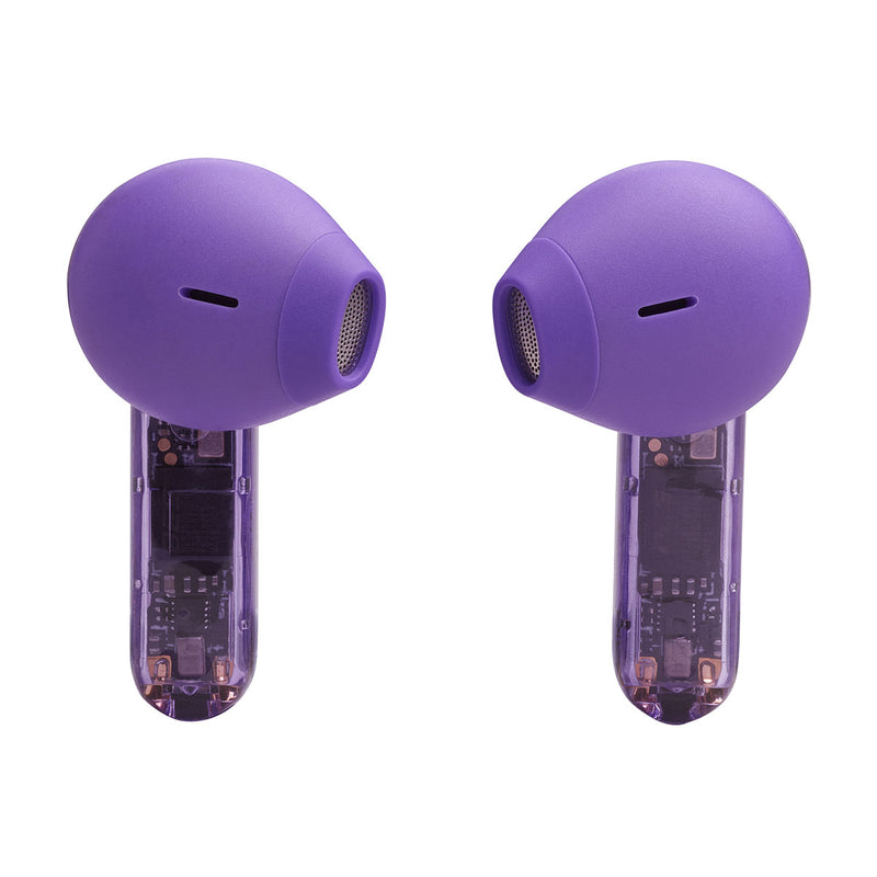 JBL JBLTFLEXGPUR 6120 Tune Flex Ghost Edition, Purple سماعات لا سلكية مع خاصية الغاء الضوضاء
