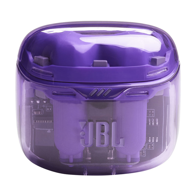JBL JBLTFLEXGPUR 6120 Tune Flex Ghost Edition, Purple سماعات لا سلكية مع خاصية الغاء الضوضاء