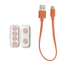 JBL JBLTFLEXGWHT 6121 Tune Flex Ghost Edition, White سماعات لا سلكية مع خاصية الغاء الضوضاء