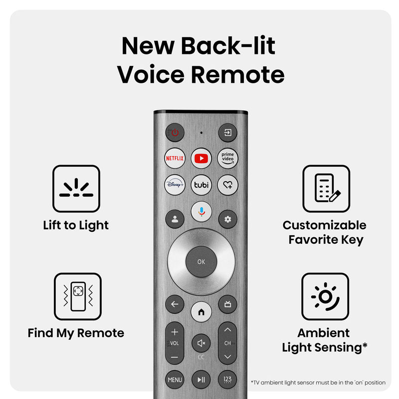 HISENSE 75U8N Class U8 Series Mini-LED ULED 4K Google TV, 75 Inch شاشة هايسنس حجم 75 مع اشتراك شاهد 12 شهر