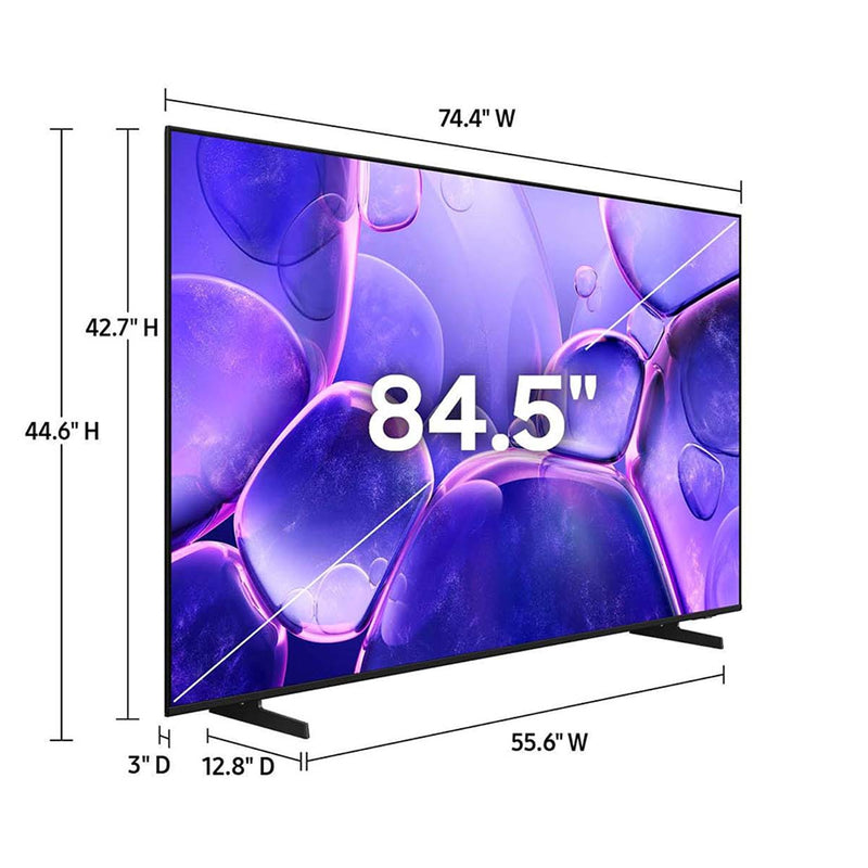 SAMSUNG UA85U8000FUX Crystal UHD U8000F 4K Smart TV, 85 Inch شاشة حجم 85 سامسونك