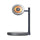 MOMAX UD23E Q.MAG Dual 2 Dual Magnetic Wireless Charging Stand, Black