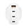 MOMAX UM22UKW 4-Port 3XUSB C 1X USB A 100W Gan, White