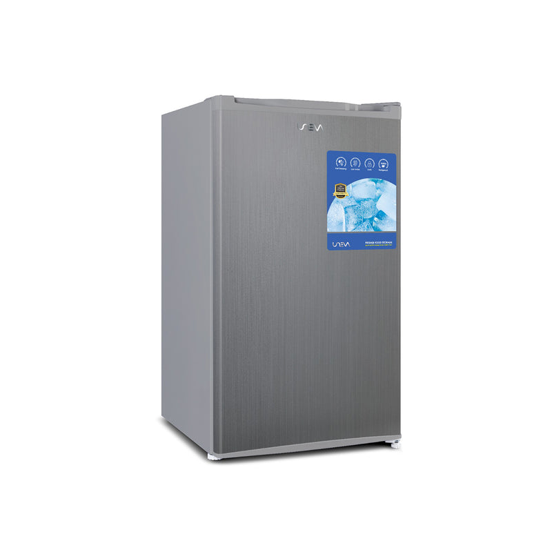 UNEVA UN-RFM110  6FT Single Door Refrigerator 110L , Silver