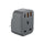 MOMAX US10UKE 2869 OnePlug Extension Socket with USB, Black ادابتر موماكس