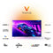 TheVUE 55VEG602  SMART QLED 55 frameless google TV 144hz, 55 Inch شاشة حجم 55