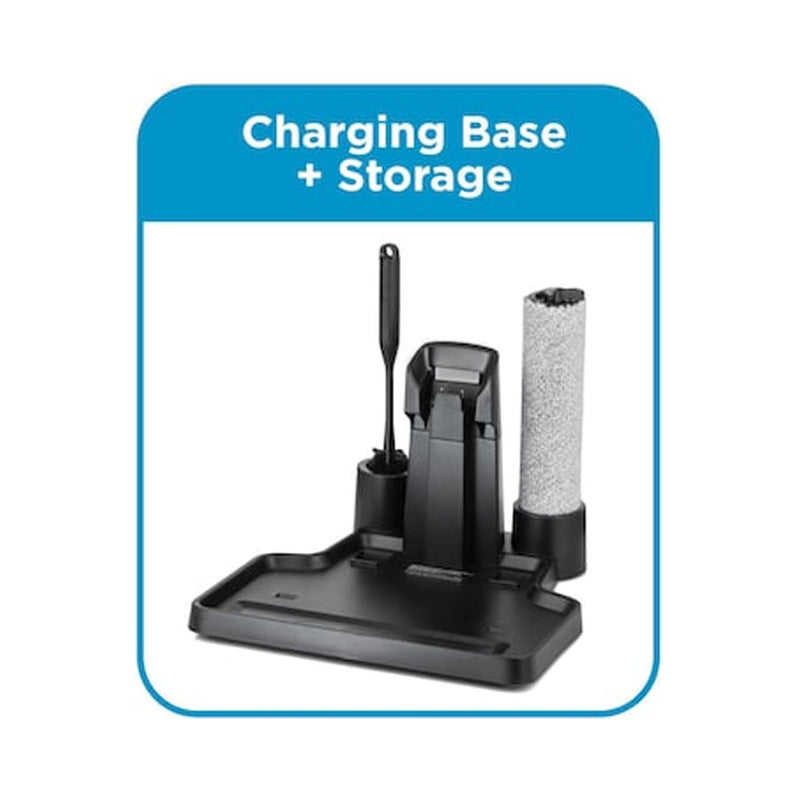 BLACK & DECKER VW216BR-B5 831 Cordless 2-in-1 Vacuum and Wet Dry Mop, Black  المكنسة الكهربائية والممسحة الجافة والرطبة