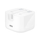 BELKIN WCA008MYWH 30W USB PD Wall Charger with PPS, WHT (Truck) شاحن حائط USB PD بقوة 30 واط مع PPS، أبيض (راس شحن ) بيلكن