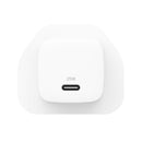 BELKIN WCA012MY1MWH-B6 PD 25W PPS USB-C Wall Charger WH + 1m C-C Cable شاحن بيلكن
