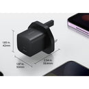 BELKIN WCA012MYBK PD 25w PPS USB-C Wall Charger BK (Charging Head), Black راس شحن بيلكن