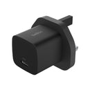 BELKIN WCA012MYBK PD 25w PPS USB-C Wall Charger BK (Charging Head), Black راس شحن بيلكن