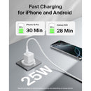BELKIN WCA012MYWH PD 25w PPS USB-C Wall Charger WH (Charging Head), White راس شحن بيلكن