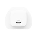 BELKIN WCA012MYWH PD 25w PPS USB-C Wall Charger WH (Charging Head), White راس شحن بيلكن