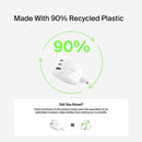 BELKIN WCH018HQWH 70W 3-Port GaN Fast Wall Charger with Travel Adapters  شاحن حائط سريع بثلاثة منافذ مع محولات سفر بيلكن