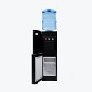 CRAFFT WD-CRSS-2D-24 Two-Door Refrigerator, Gray and Black براد ماء كرافت