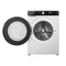 HISENSE WD3S1043BT-White Front Load Washing Machine, 12 Kg, White غسالة ملابس باب جانبية هايسنس