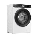 HISENSE WD3S1043BT-White Front Load Washing Machine, 12 Kg, White غسالة ملابس باب جانبية هايسنس