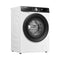HISENSE WD3S1043BT-White Front Load Washing Machine, 12 Kg, White غسالة ملابس باب جانبية هايسنس