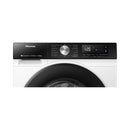 HISENSE WD3S1043BT-White Front Load Washing Machine, 12 Kg, White غسالة ملابس باب جانبية هايسنس