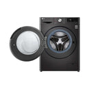 LG WDV9142BRP 10.5/7kg Front Load Washer & Dryer, AI DD™, TurboWash™360˚, Black Steel Color