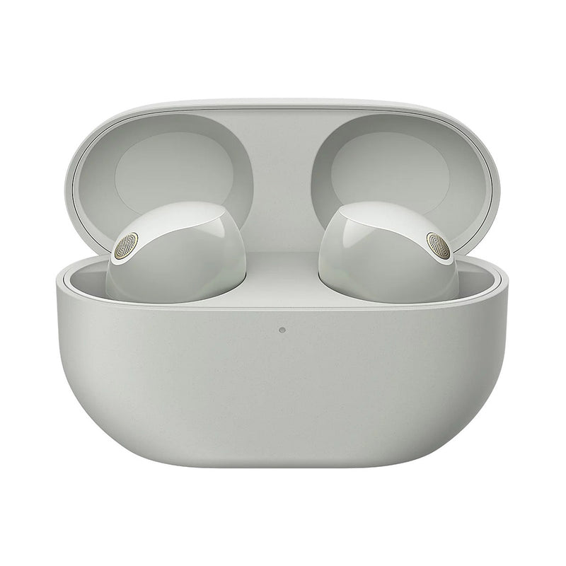 SONY WF-1000XM5 Wireless Noise Cancelling Headphones, Platinum Silver سماعات راس بلوتوث سوني