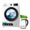 HISENSE WFPV8012W Front Load Washer | 8Kg | 1200RPM, White + Free Gift