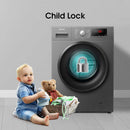 HISENSE WFPV8012EMT 8Kg Front Load washing machine with 1200RPM,Quick wash,Allergy steam care,Pause & Add,Child lock