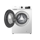 HISENSE WFQP8012WS Front Load Washing Machine 8 KG, White غسالة هايسنس