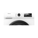 HISENSE WFQP8012WS Front Load Washing Machine 8 KG, White غسالة هايسنس