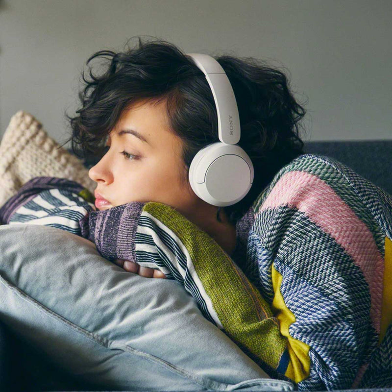 SONY WH-CH520/WZ Wireless Headphones with Microphone | White سماعات راس سوني