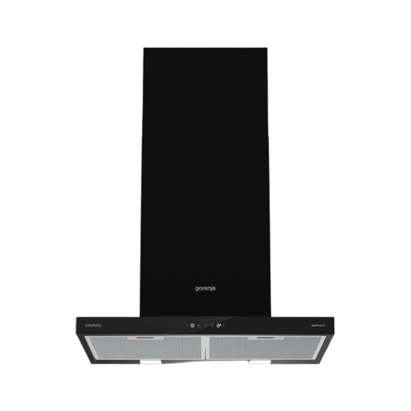 GORENJE WHT6SYB T-shape kitchen Cooker Hood, Black مرشحة جورنجي