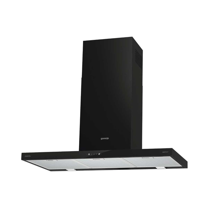 GORENJE WHT9SYB Cooker Hood 90cm, Black مرشحة جورنجي