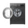 LG WJ1408MTG Front Load Washer 8kg, Direct Drive Motor, Smart Diagnosis, Black غسالة ملابس ال جي