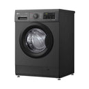 LG WJ1408MTG Front Load Washer 8kg, Direct Drive Motor, Smart Diagnosis, Black غسالة ملابس ال جي