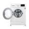 LG WJ1408NTP Front Load Washer 8kg, Direct Drive Motor 6 Motion, White Color غسالة