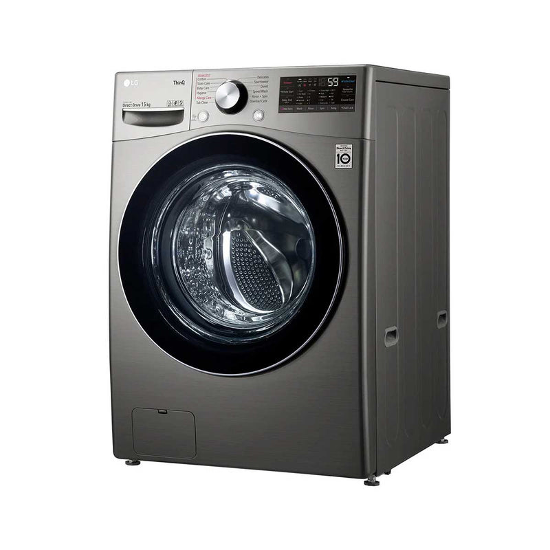 LG WL91H62PN Front Load Washer 15 KG Washing Machine with AI DD™ غسالة